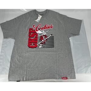 Cookies T-Shirt Size XXL Gray CKSF Cookies NWT AB29